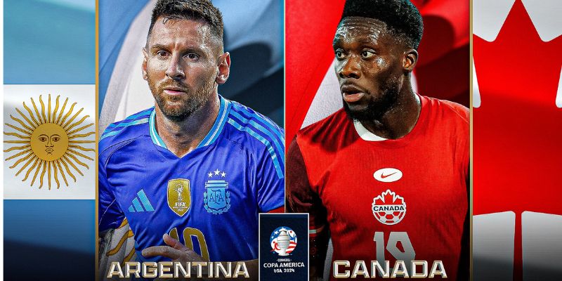 Argentina vs Canada là cuộc đối đầu hấp dẫn ở bán kết Copa America 2024