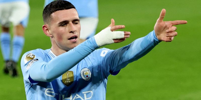 Phil Foden đảm nhận vị trí tiền đạo trái trong đội hình tuyển Anh Euro 2024